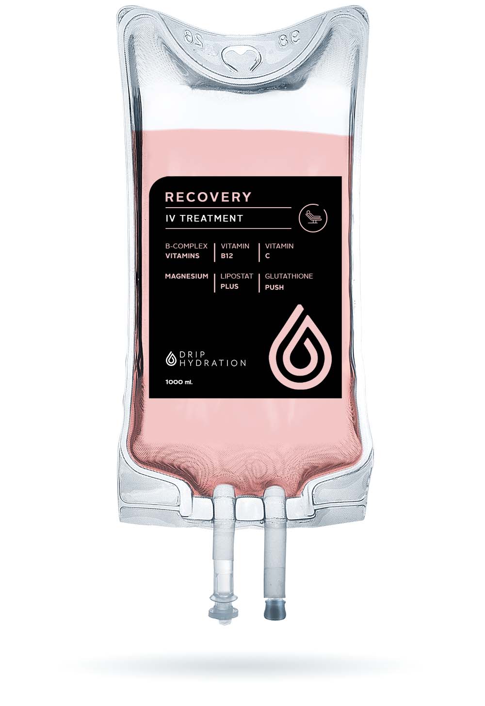 infusion bag named Recovery iv linking toward the service page
