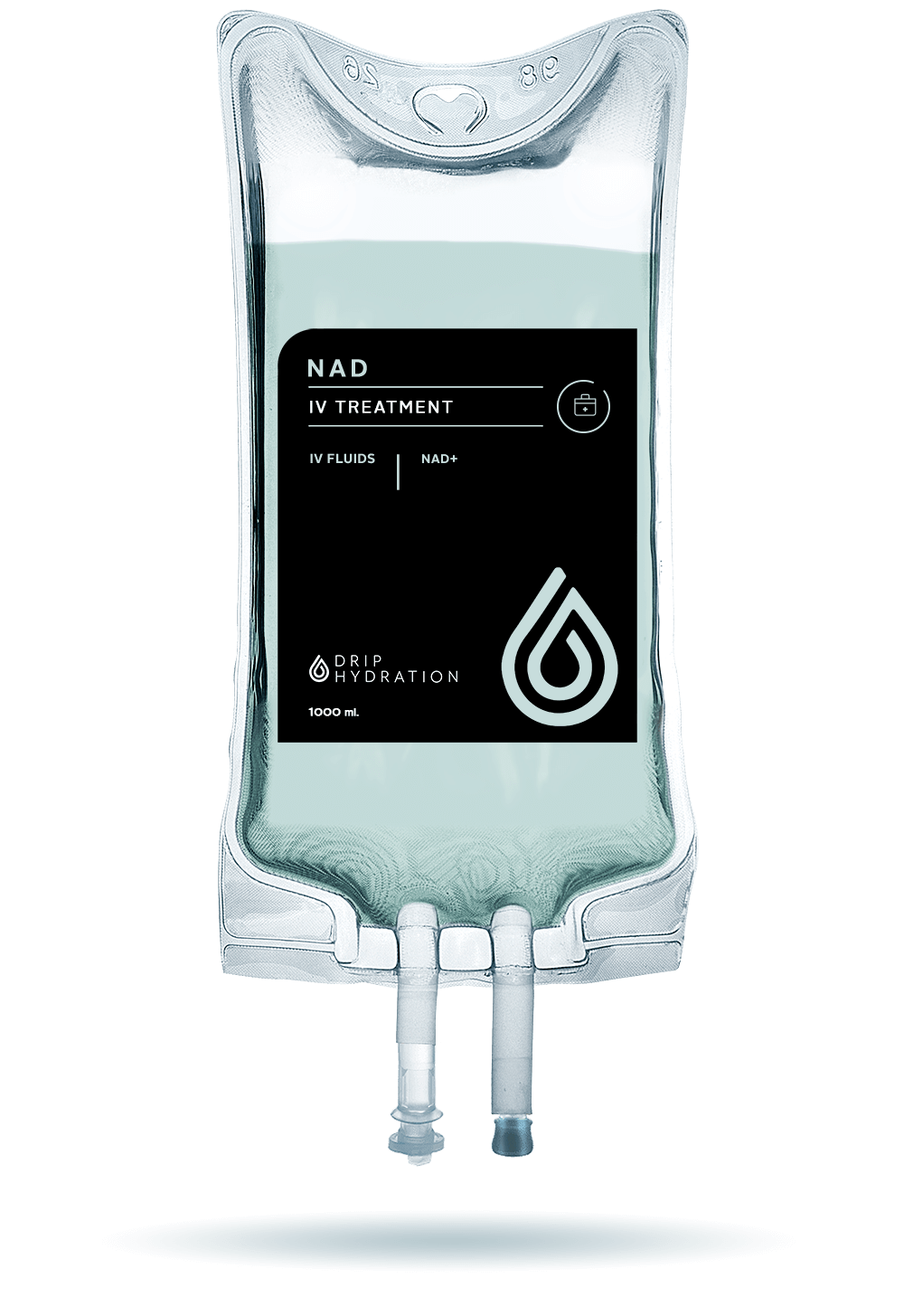 infusion bag named NAD iv linking toward the service page